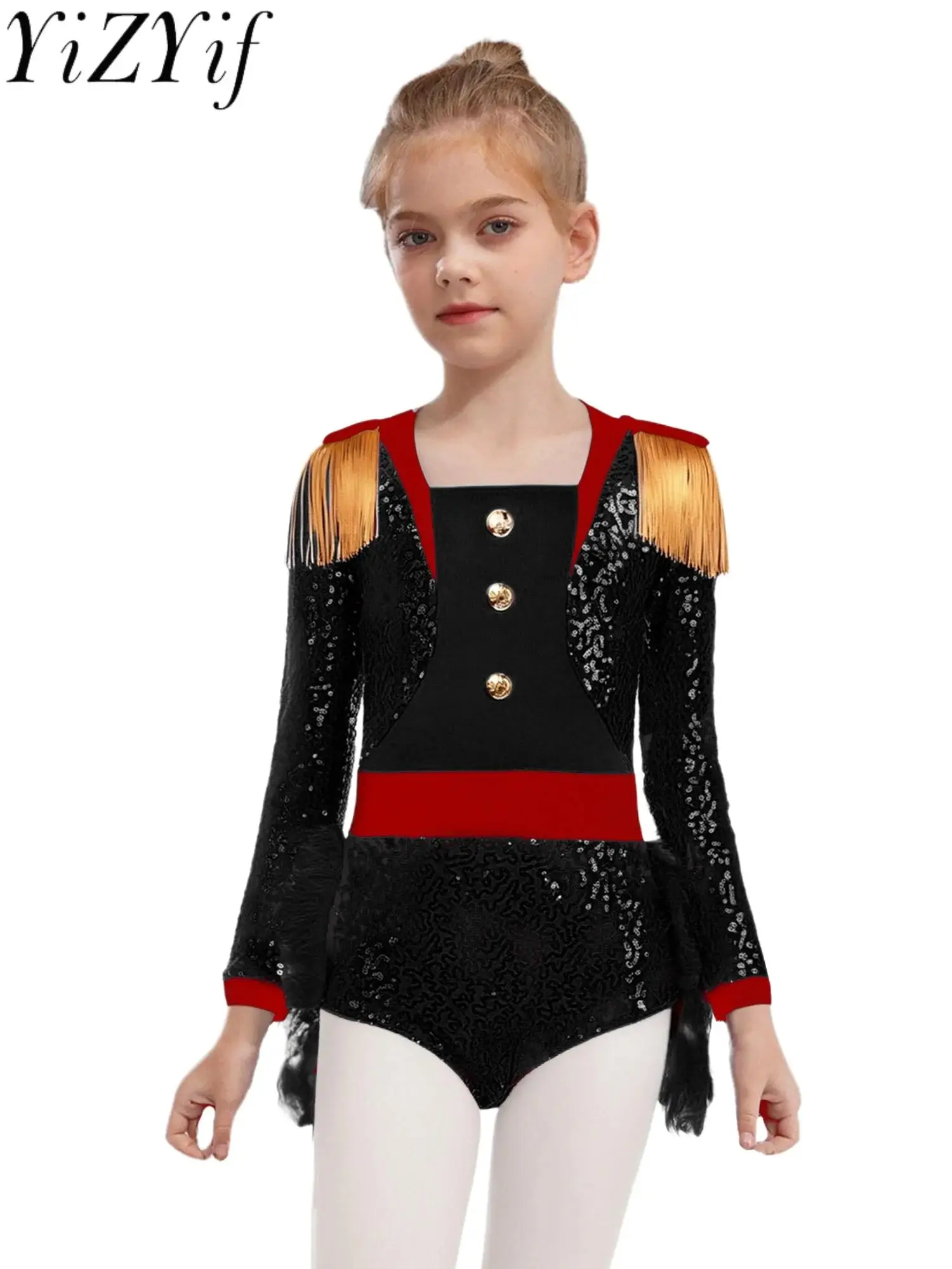 

Circus Ringmaster Drum Festival Performance Costumes for Halloween Carnival Party Magician Magic Role Play Jumpsuits