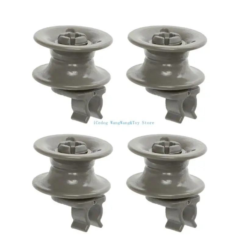 Molf 4/8pcs 4581DD3002A Máy rửa chén trên bánh xe trên bánh xe Dishrack Con lăn lắp ráp