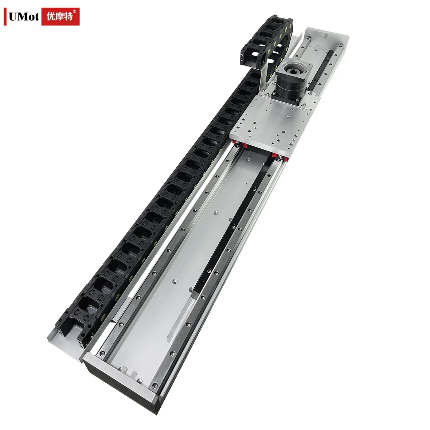 Factory Hot Sale UMOT 145mm Width High Load 300kg Long Stroke 2000mm Gear Rack and Pinion Dc Cnc Slide Table Linear Rail with Se