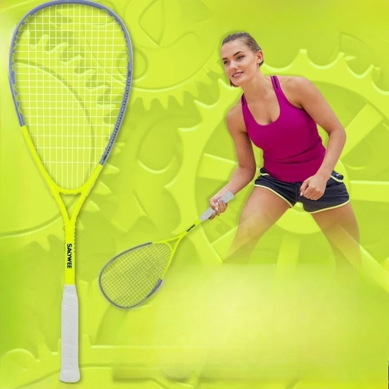 Ultralight Squash Rackets Beginners Practice Squash Rackets Aluminum Carbon Composite Racket Professional Sports Equipments
