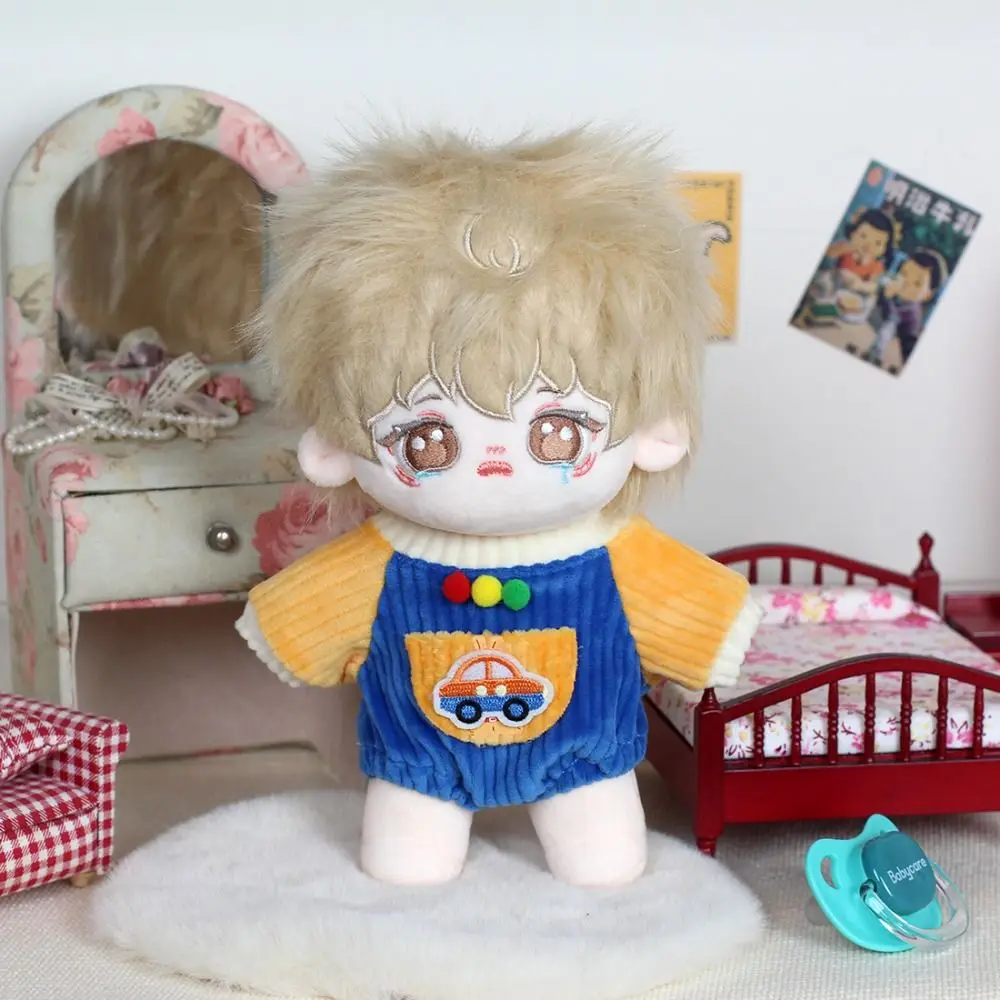 Lovely 20CM Doll Plush Clothes Cute Soft Cartoon Cotton Doll‘s Bodysuit Flower Bee Kawaii Doll Rompers Playing House