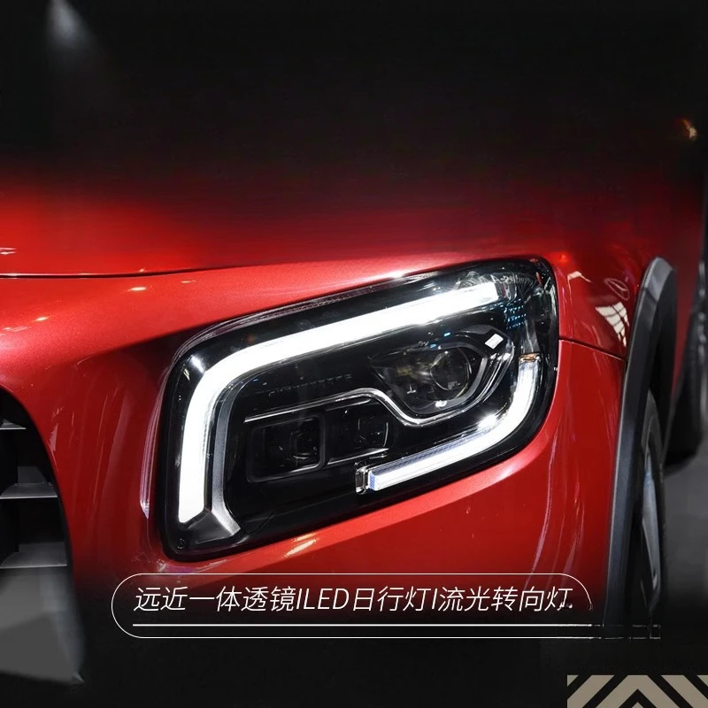 

Suitable for Mercedes-Benz GLB 2020-2022Headlight Assembly Modified LED Daytime Running Lights Flowing Turn Signal Lens Headlig