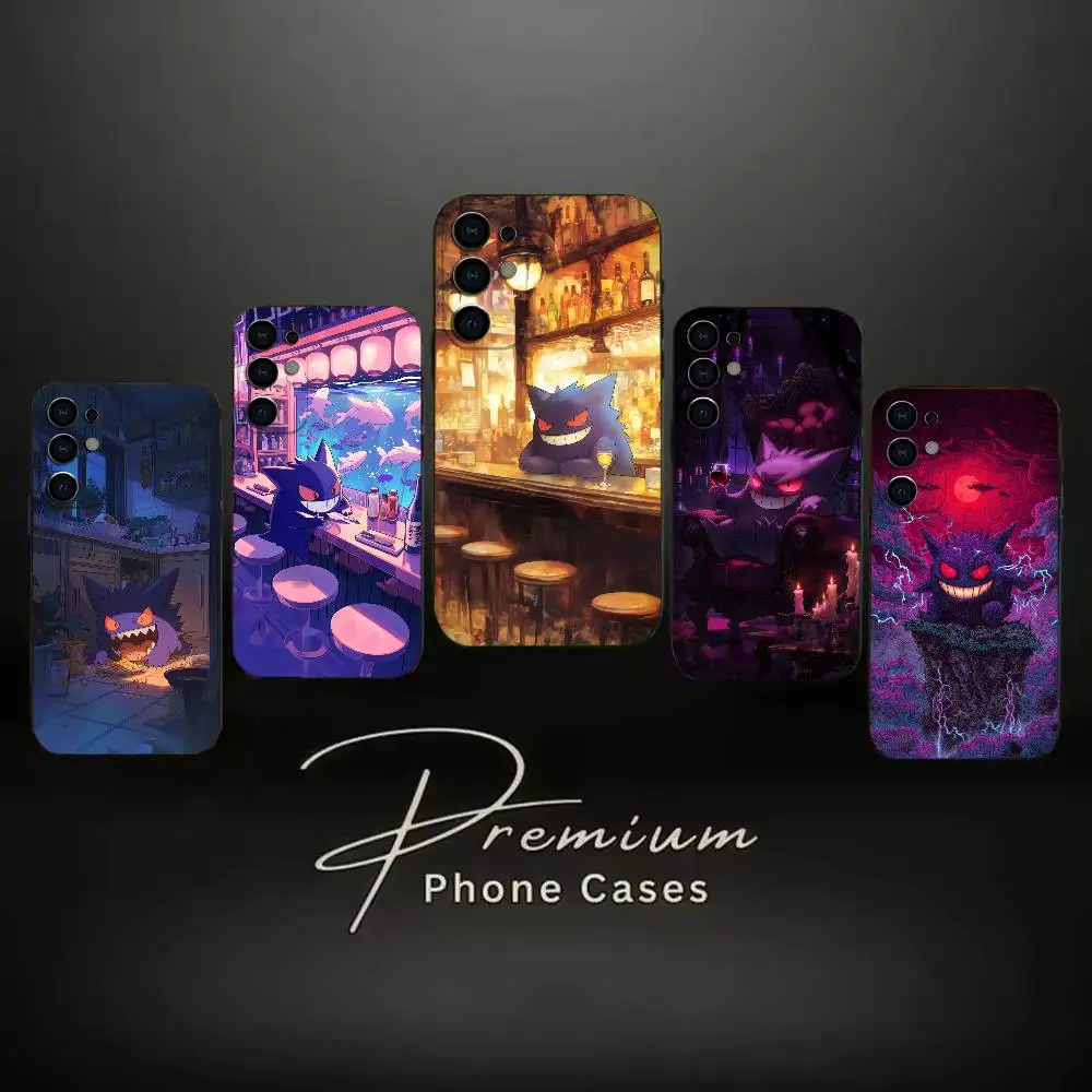 Lazy G-Gengars mischievous yet adorable  Phone Case Soft Black For Samsung S24,S21,S22,S20,S23,S30,Ultra,S20,Plus
