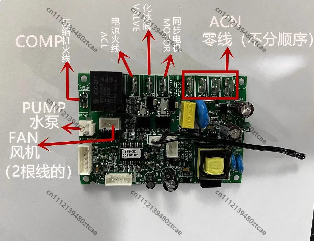 for Ice Maker HZB-12A 12 Computer Board Main Control Board Controller Circuit Board Replacement Part