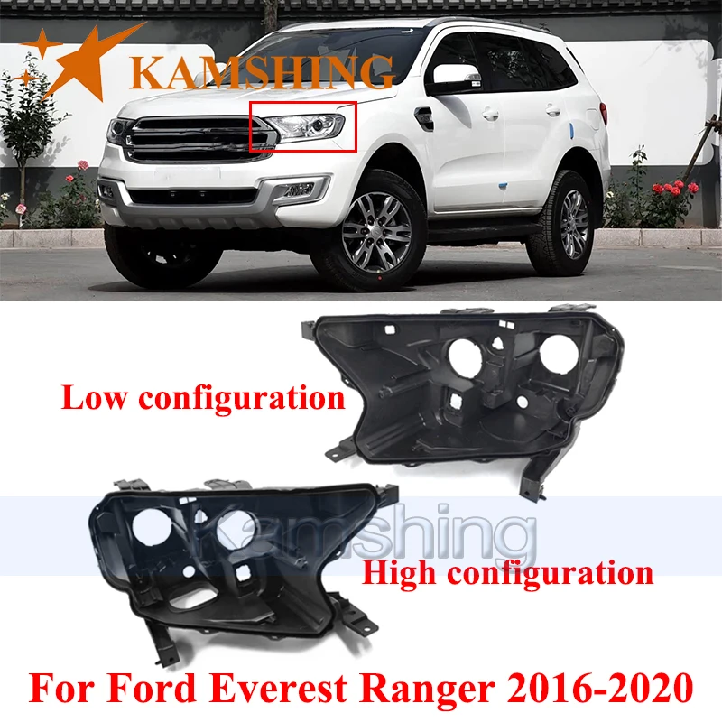 

Крышка основания передней фары CAPQX для Ford Everest Ranger 2016-2020, задняя крышка фары, задний кожух фары, задняя заглушка фары