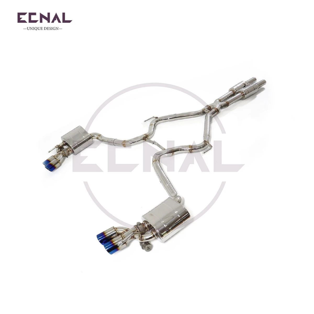 

Ecnal Exhaust Catback Pipe for Mercedes-Benz SL500 R230 5.0L 2007-2011 SS304 Sport Exhaust System with Valve Muffler