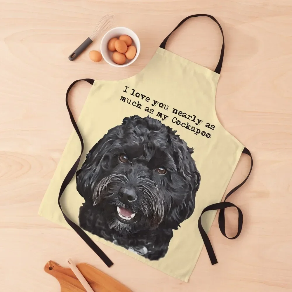 Cockapoo Love Apron useful gadgets for home Kitchens For Men Apron