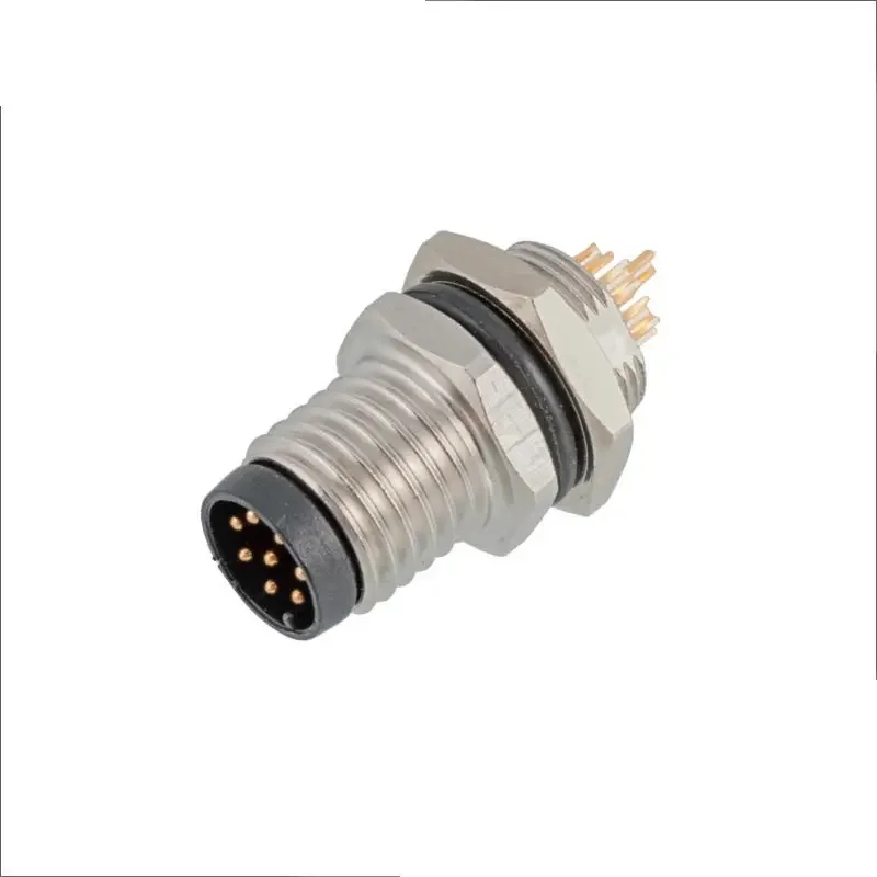 M8 Waterproof Connector with 30mm Cable 3 4 5 6 8 Pin Electronic Wire Socket M8 Male Female Soldering Sensor Cable Connector