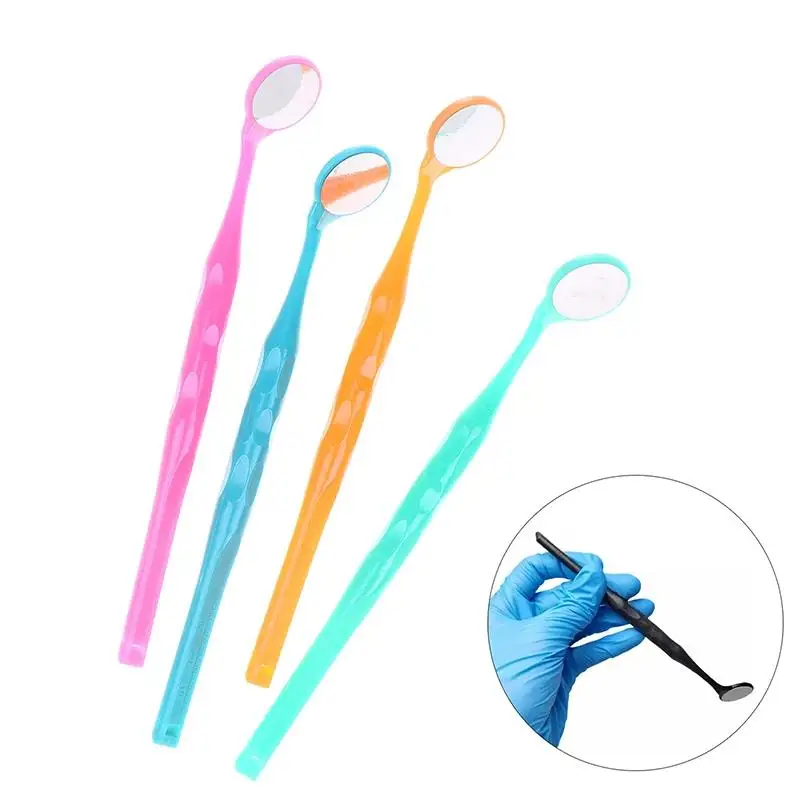 Hot Selling Single/Double Sided Colorful Oral Mirrors Premium Front Surface Mouth Mirror Exam Reflector BHL18-FRO