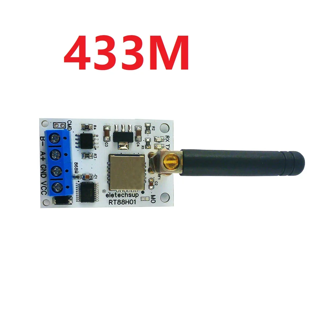 DC 5-12V 433M 868M RS485 Lora 22DBM RF Wireless Transceiver Master-Slave Transmission for RS485 PLC PTZ Wireless Meter Reading