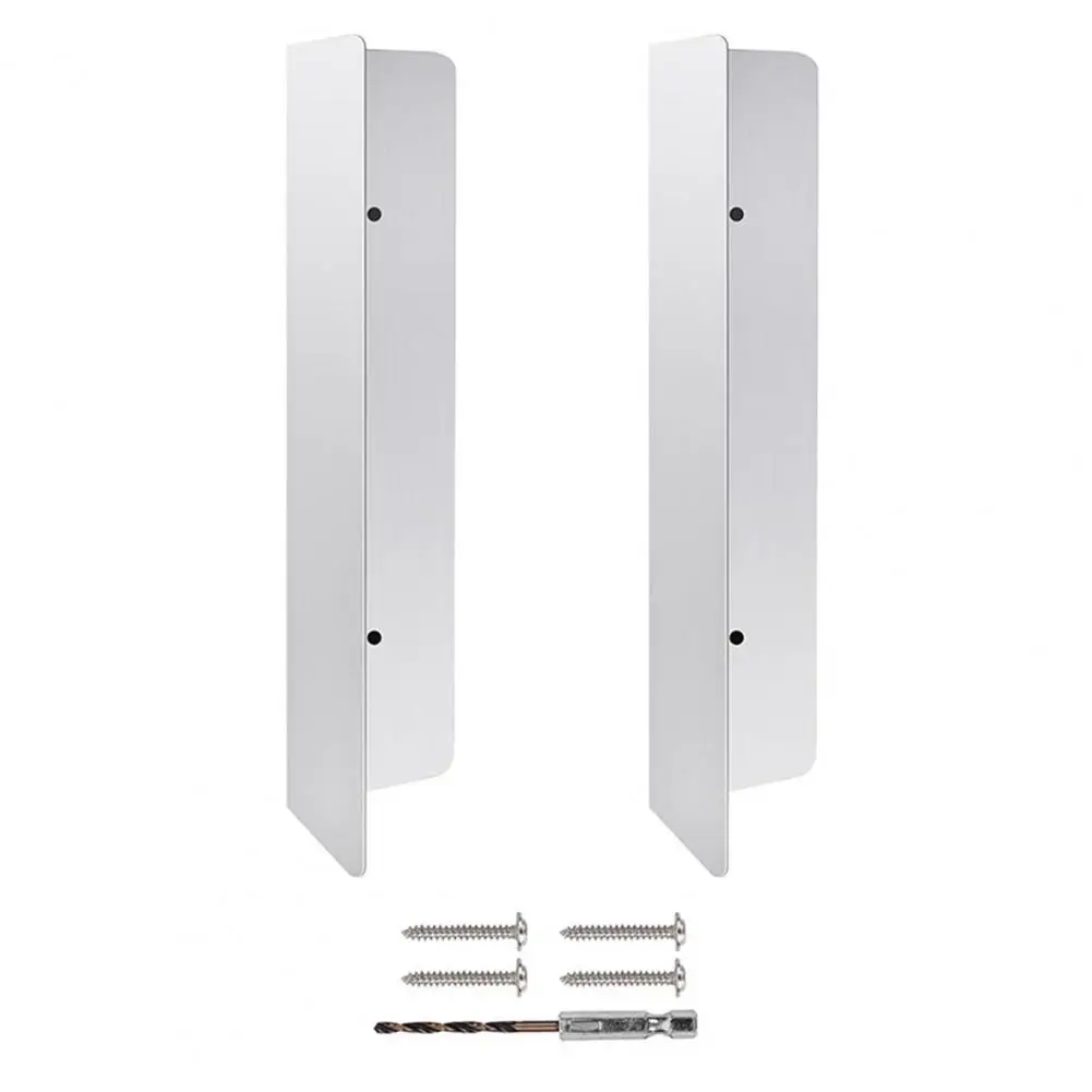 Stainless Steel Garage Door Protector 2pcs Stainless Steel Garage Door Mouse Guard Seal Kit Heavy Duty L-shaped Baffle