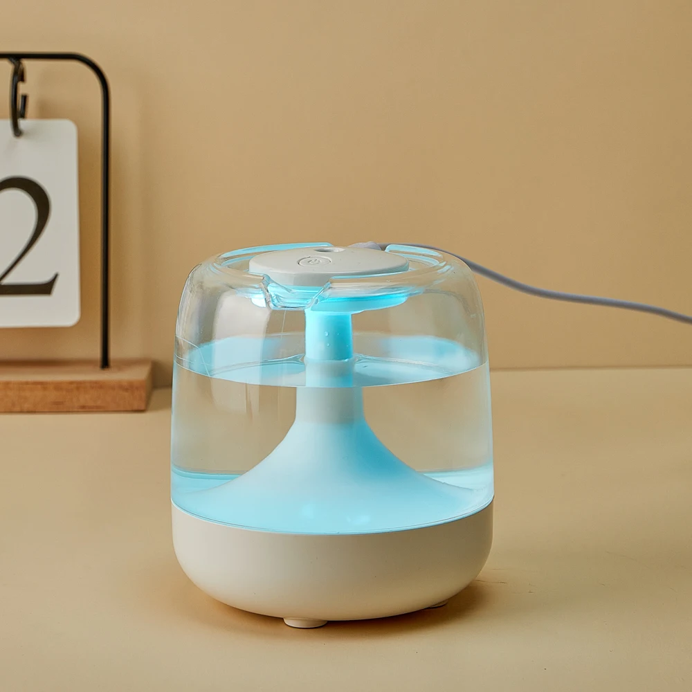 Portable Humidifier USB Desktop Indoor Air Atomization Humidifier Household Mute Large Spray Humidifier 650ML