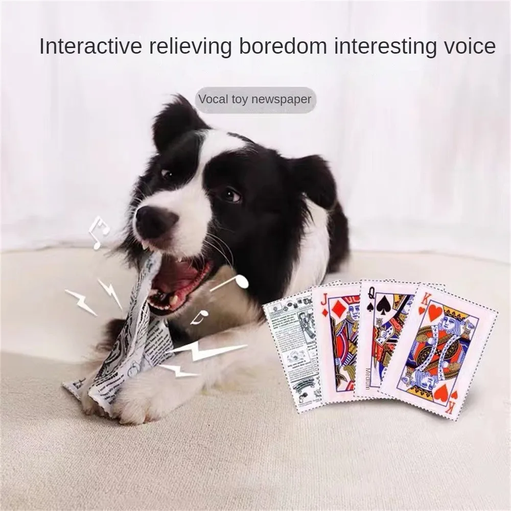 Simulation Newspaper Durable Interactive Safe Bestseller Cute Trending Educational Dog Toy Relieves Boredom Entertainment Fun