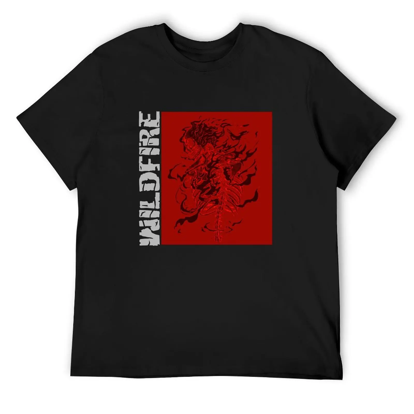 

Wildfire T-Shirt summer clothes blanks T-shirts oversize men clothings