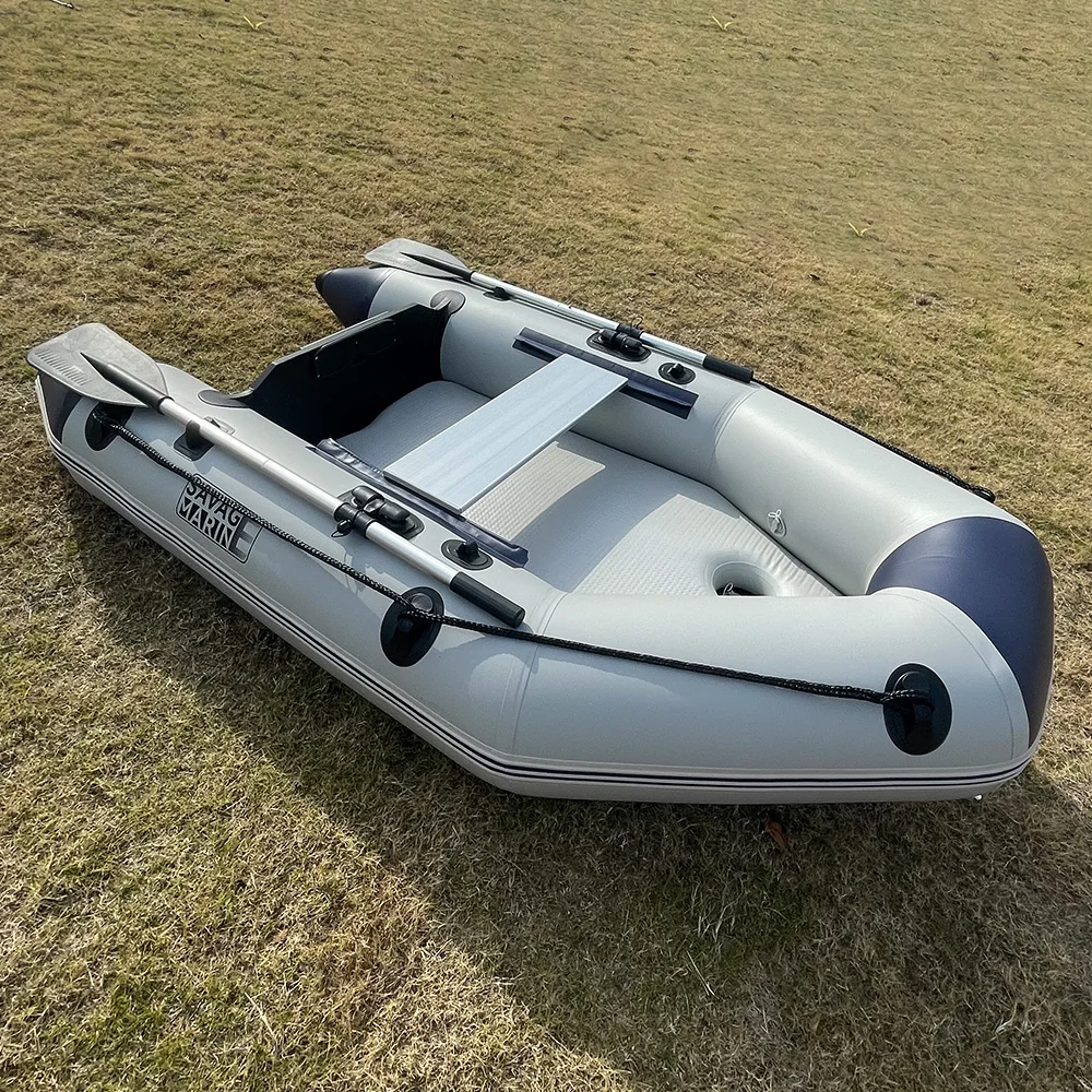 Wholesale Price 2.3M 7.5ft Assault Speed Air Mat Mattress Floor 2 Person 0.9 MM PVC Inflatable Pontoon Boat Dinghies