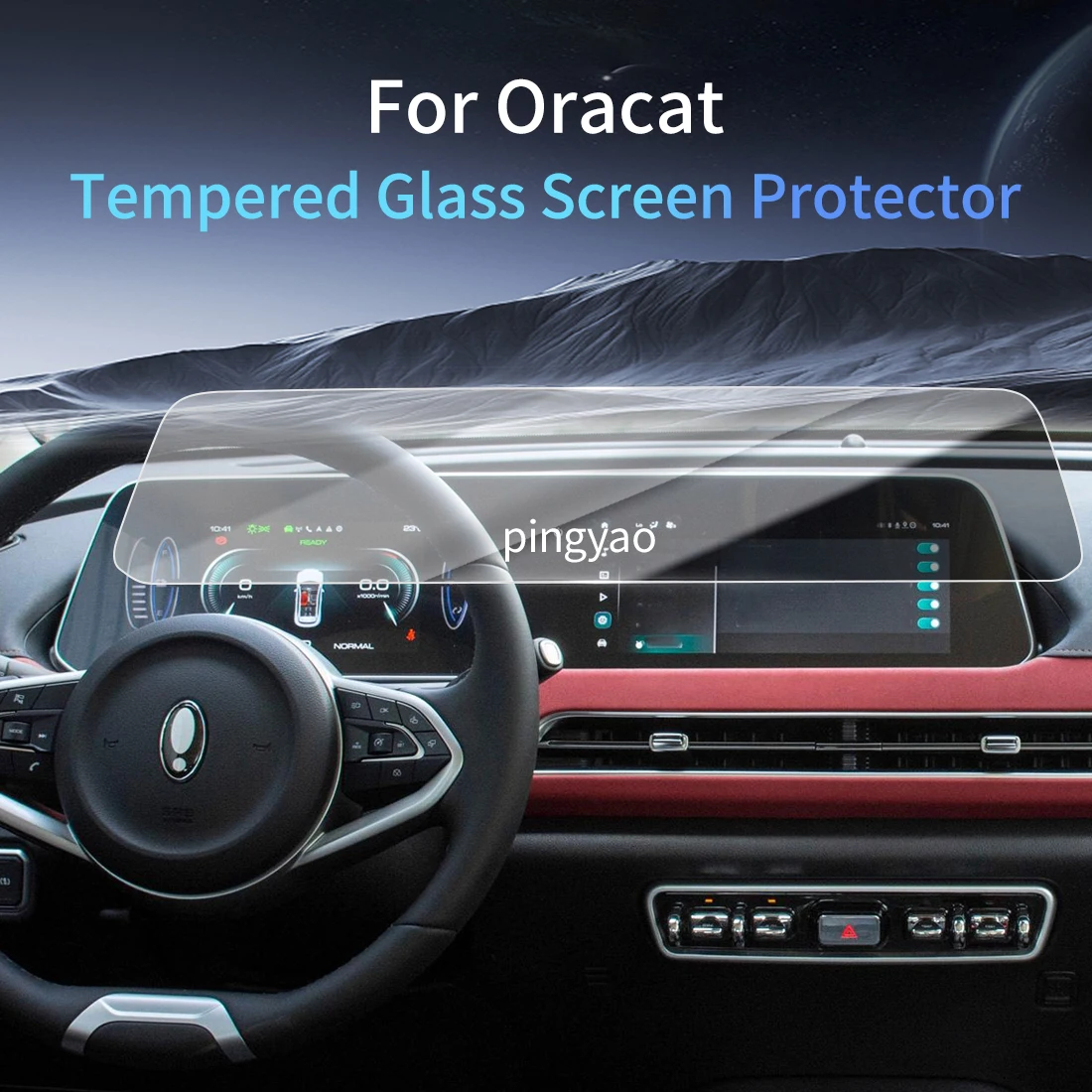 

Car Sticker Screen Protector Navigation Display Tempered Glass Protective Film Car Vehicle For24 Euler Automotive Oracat