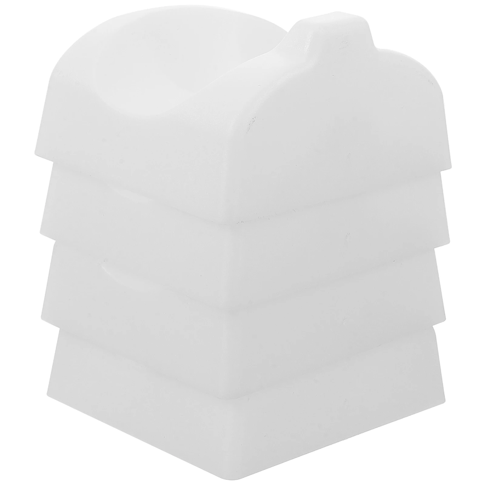 

4pcs Ocarina Base Holder White Resin Stand 12-hole Flute Musical Instrument Accessory Portable Storage Rack Desk