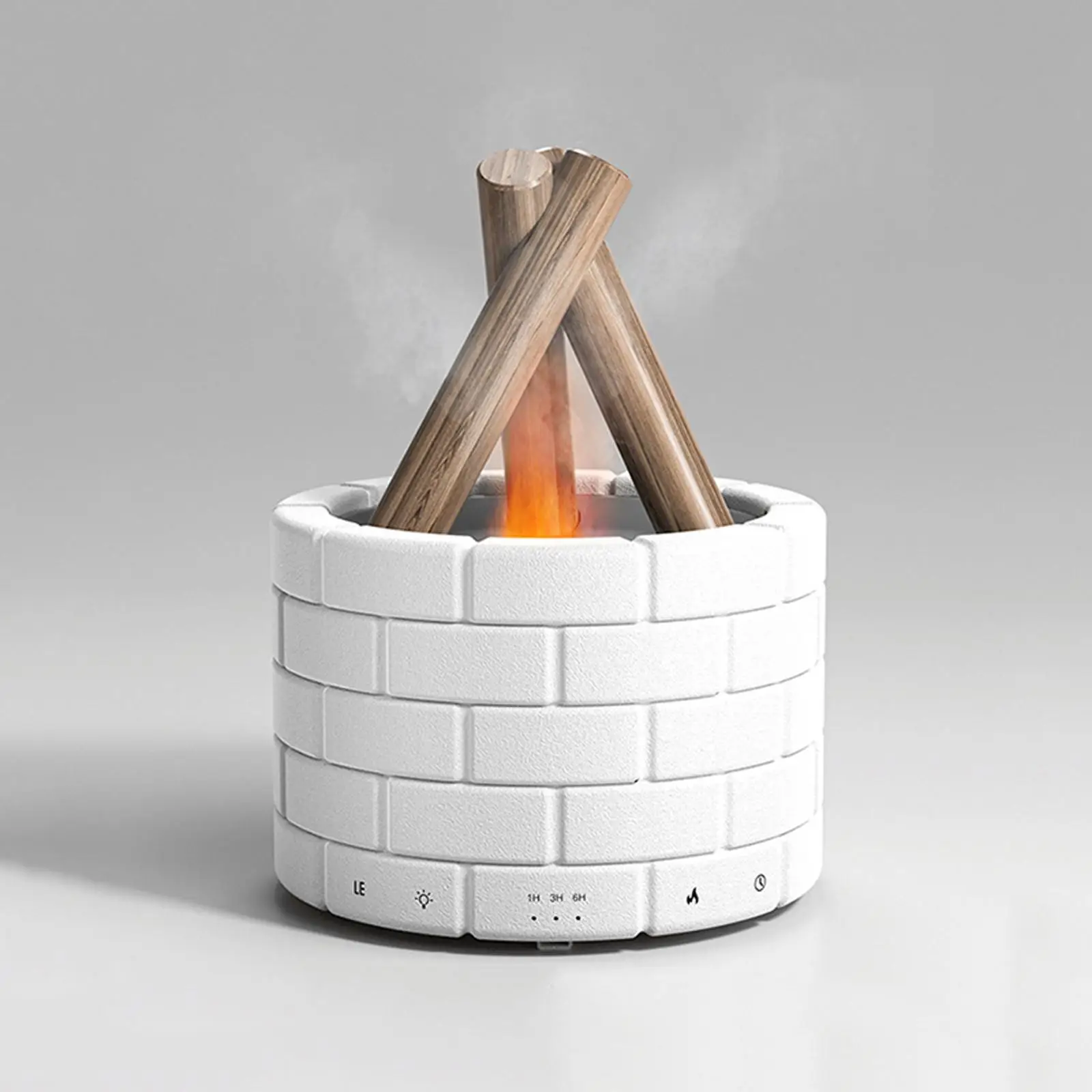 Essential Oil Diffuser with Flame Fire Effect Quiet Gift Air Diffuser Flame Oil Diffuser for SPA Yoga Bedroom Living Room Office