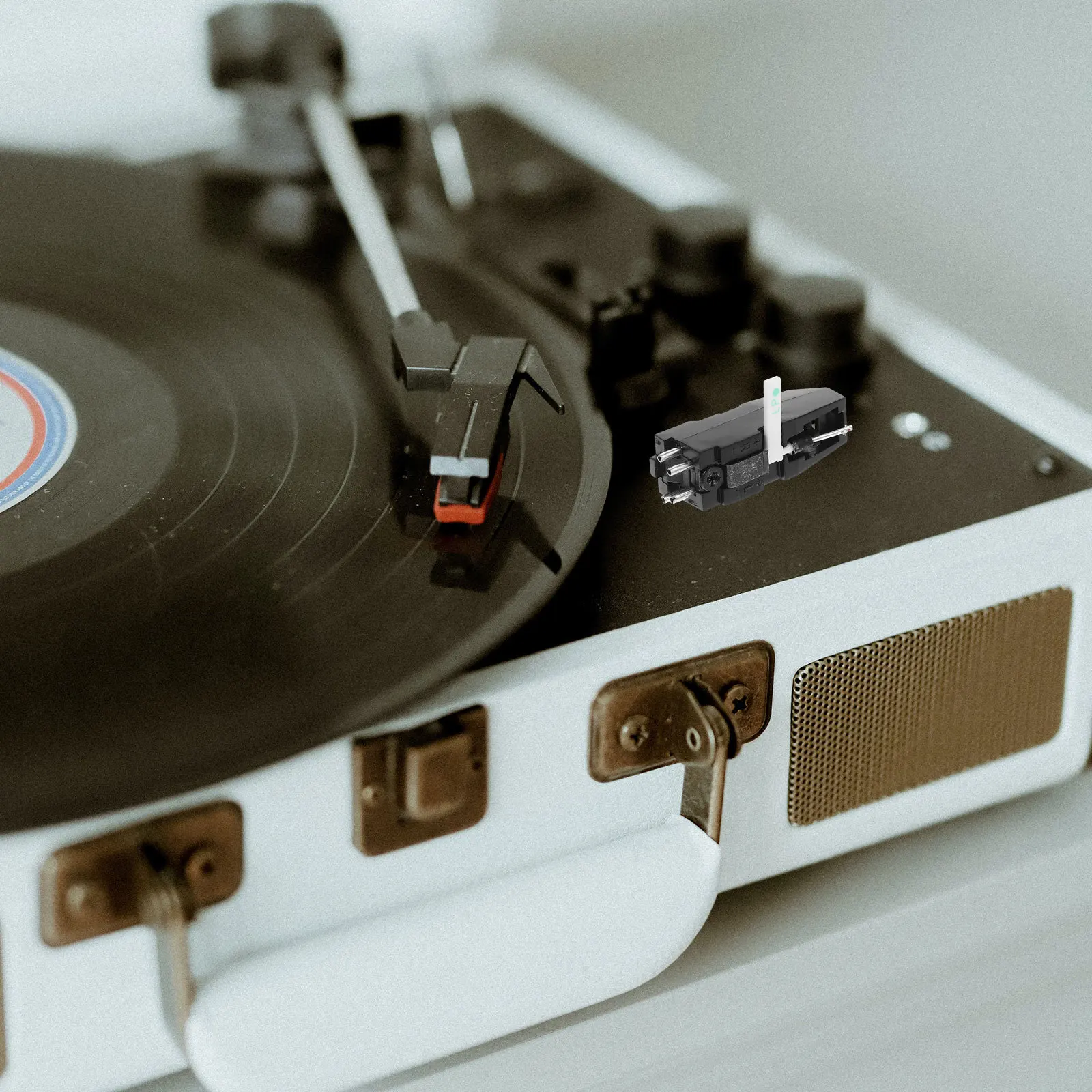 

Vinyl Turntable Needle Replacement Cartridge Dual Stylus For Record Player Turntable Replaceable Stylus Cartridge