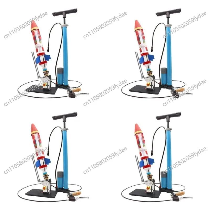 

Water rocket launcher with parachute, a full set of production materials, handmade by DIY