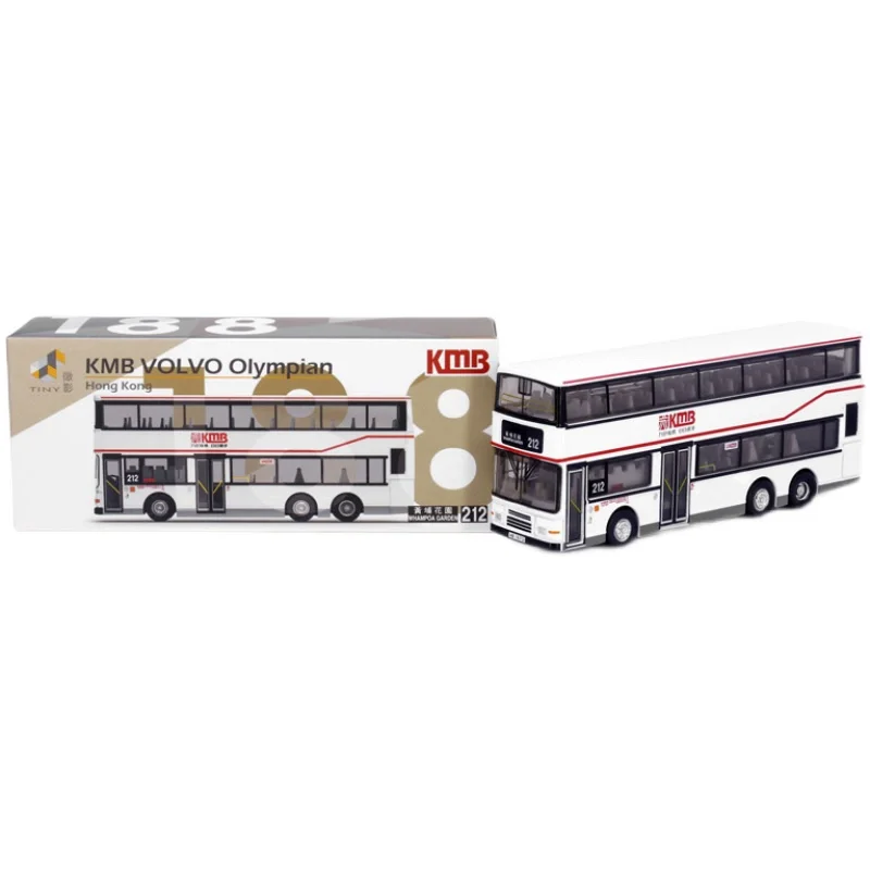 

Tiny Diecast 1/110 Scale 188 212 Double-decker Bus Alloy Car Model Collection Souvenir Display Ornaments Vehicle Toy