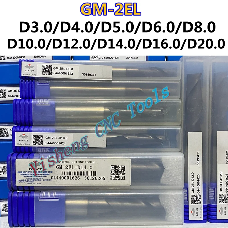 

ZCC CT GM-2EL-D3.0 GM-2EL-D4.0 GM-2EL-D5.0 -D6.0 -D8.0 -D10.0 -D12.0 -D20.0 Cemented Carbide 2 flute flattened Long cutting edge