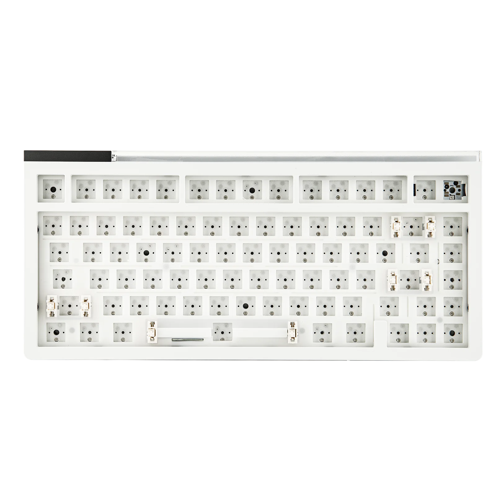 EPOMAKER GLOW75 75% ANSI US QWERTY Layout Gasket Wired/Bluetooth/2.4Ghz Wireless Aluminum Keyboard Kit RGB Light Bar 8000mAh