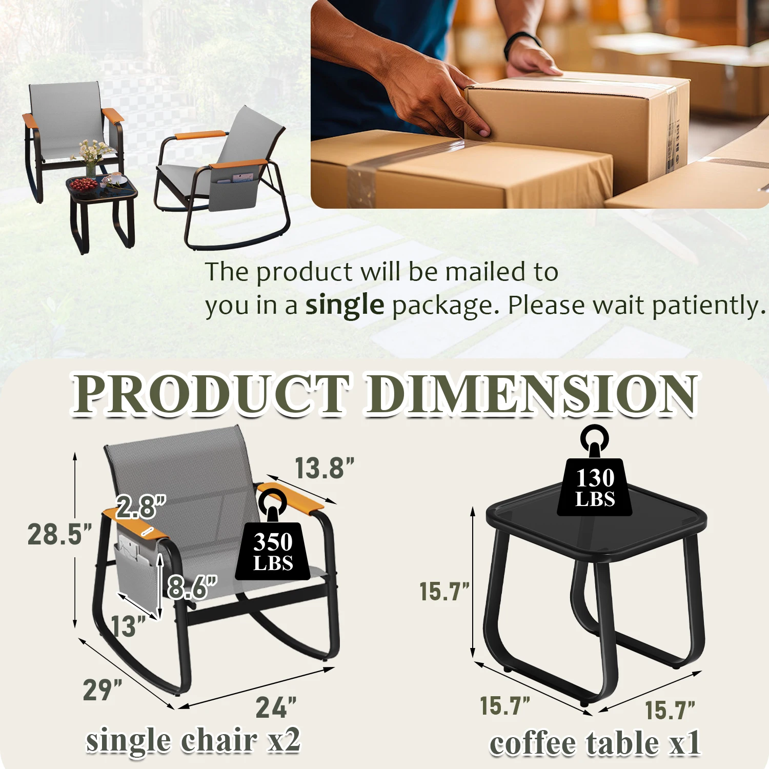 6-Piece Textilene Patio Conver - огляд і ціна Outdoor Furniture On Sale