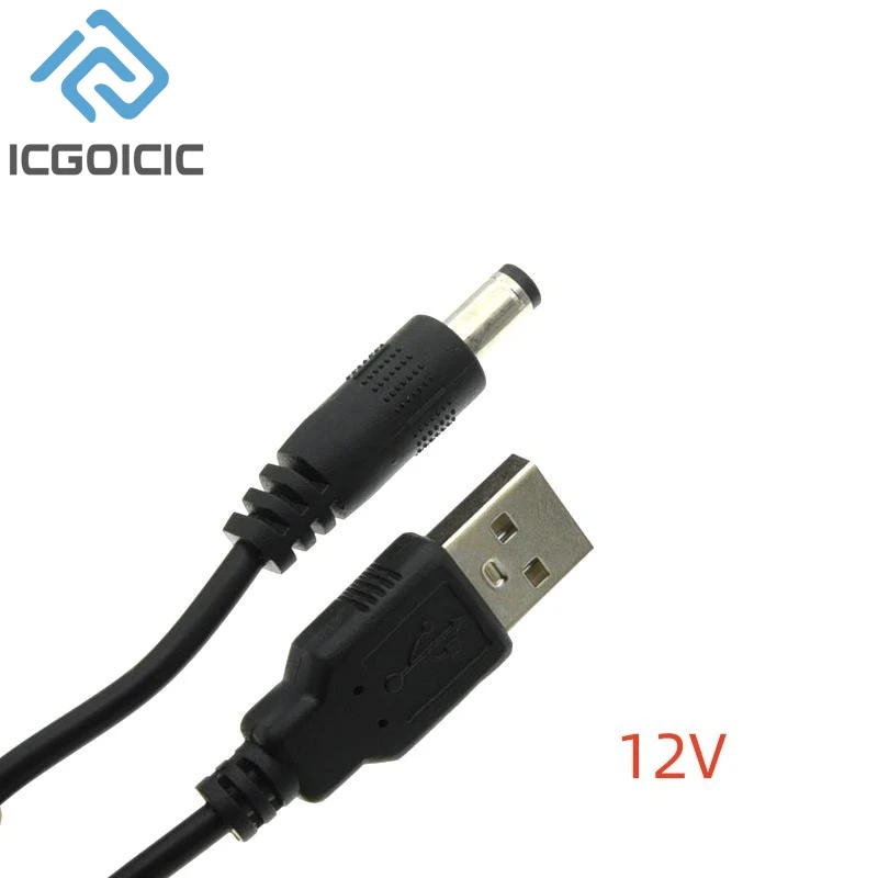 USB Power Cable USB To DC5.5*2.1mm 5V9V12V Boost Cable USB Cable For Uno-r3 Esp8266 Esp32 Development Board