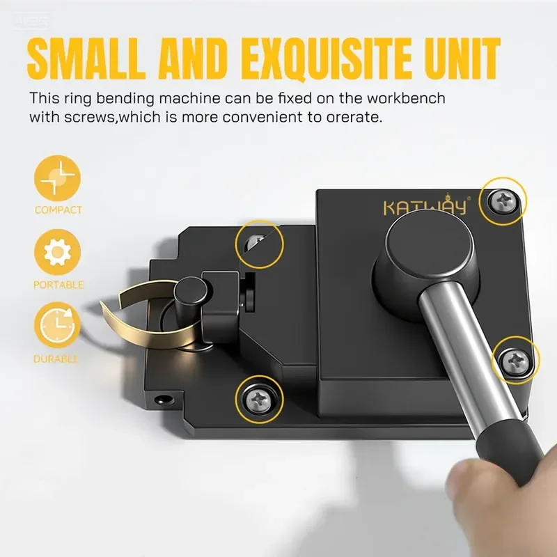 High Quality Newest Metal Ring Bending hine Tool Set Jewelry Repairman Copper Silver Gold Strip Bending Tools