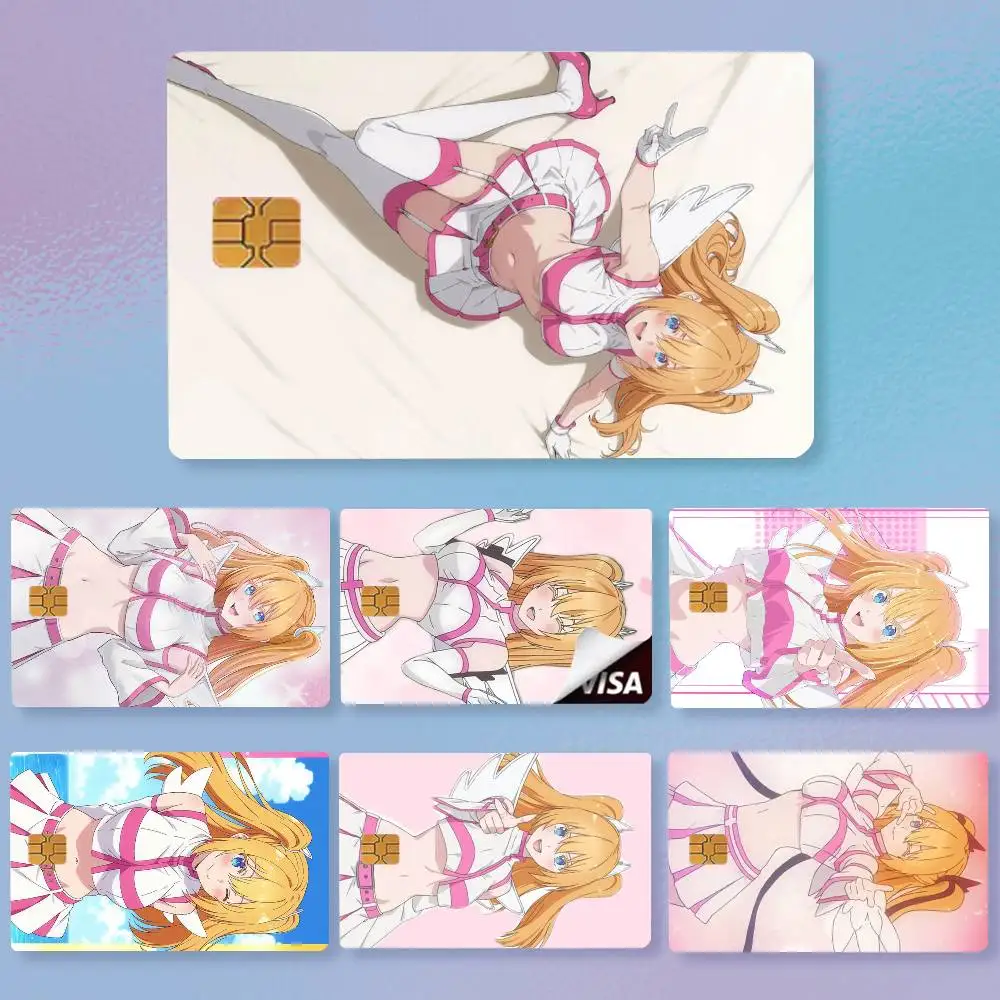 Dimensional seduction Amano Ririsa   Credit Card HD Stickers Easy to replace, change card style anytime as you like