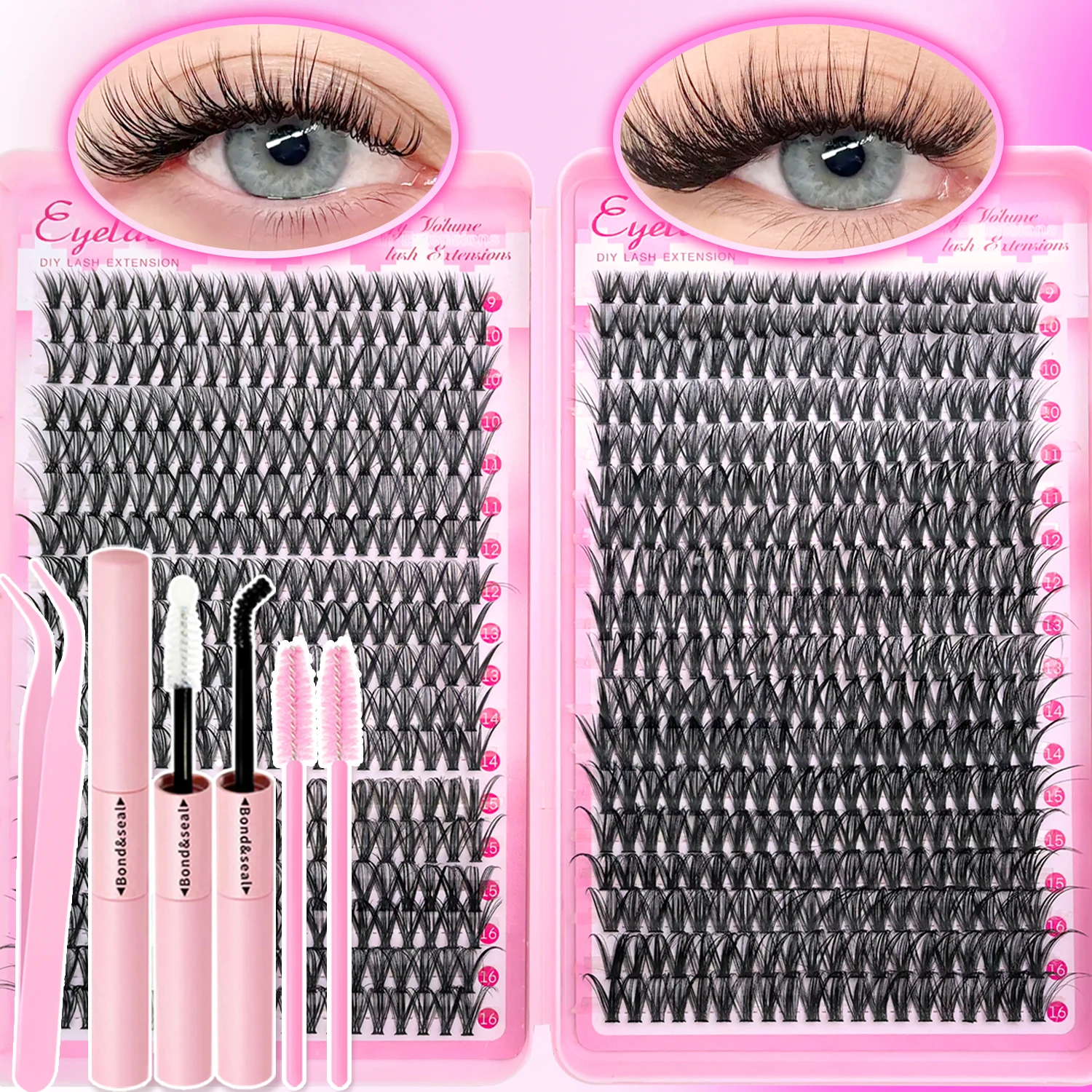 Natural Feather-Soft Slim Lash Kit