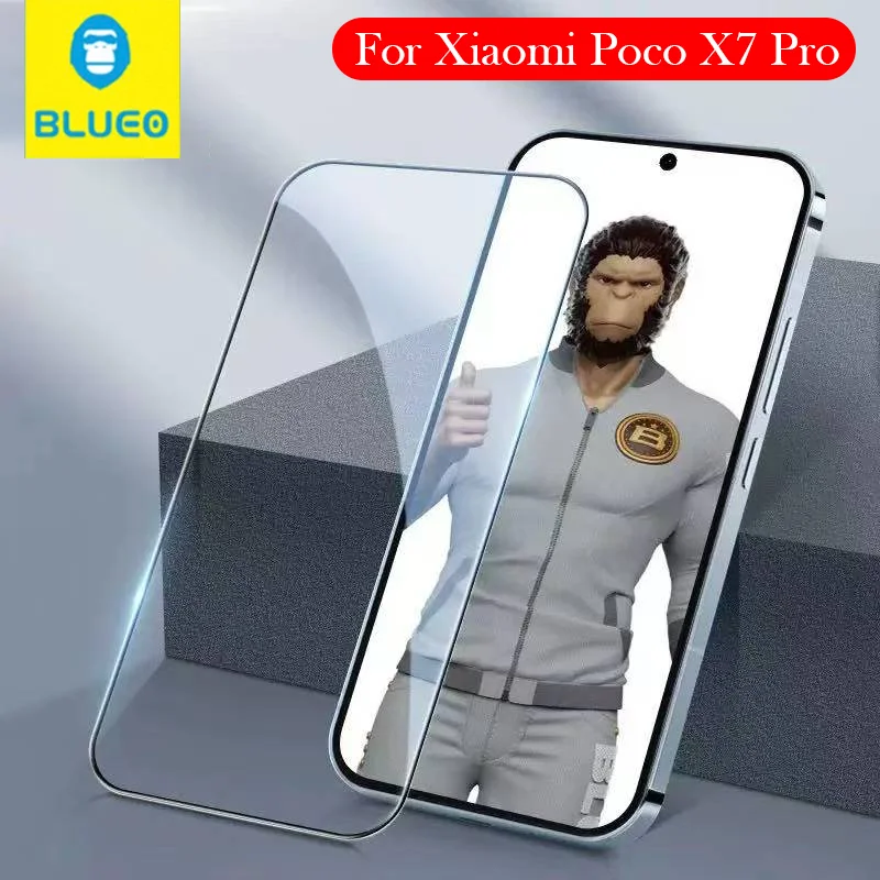 

Blueo Tempered Glass For Xiaomi POCO X7 PRO Screen Protector for XIAOMI 14T Pro