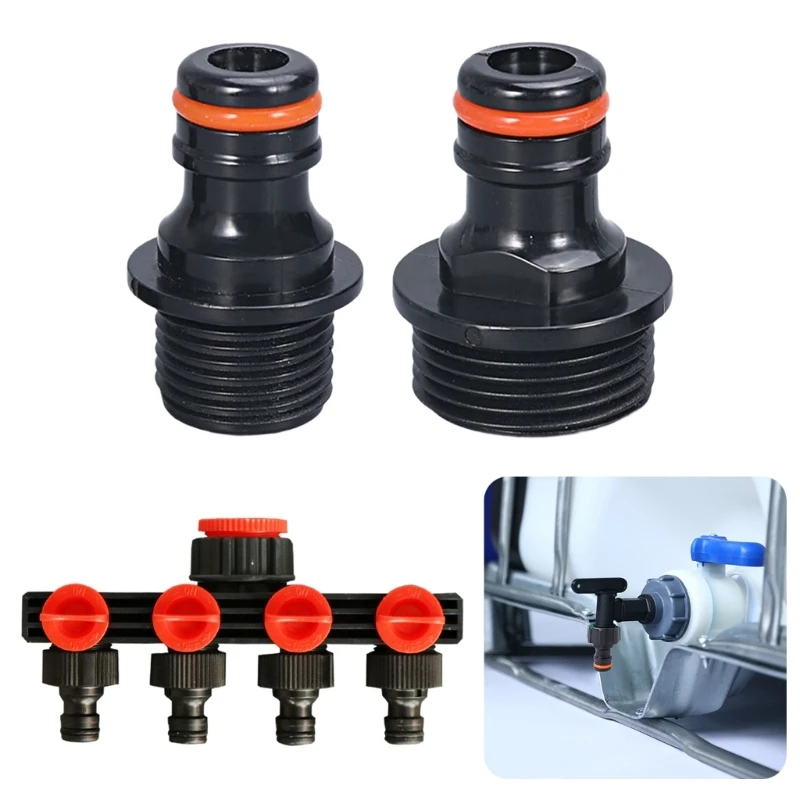 Connecteur de mamelon de robinet en laiton 1/2 "3/4", tuyau d'arrosage à connexion rapide, raccords de tuyau de pistolet à eau, outils d'arrosage de jardin