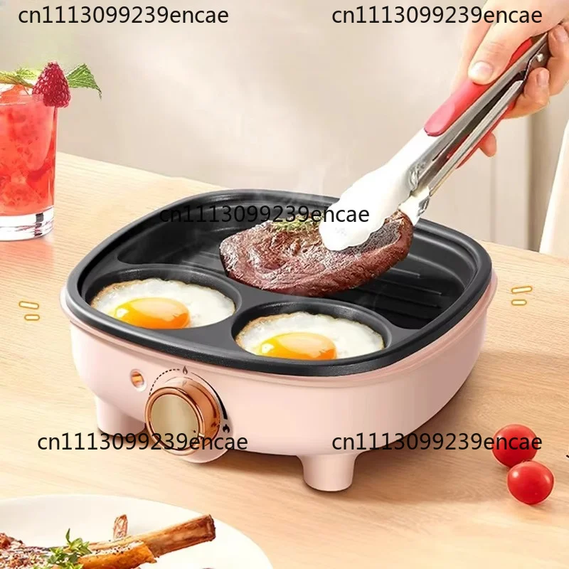 Breakfast machine Small electric frying pan Egg dumplings Pancake pan Multifunctional household electric bottom non-stick pan