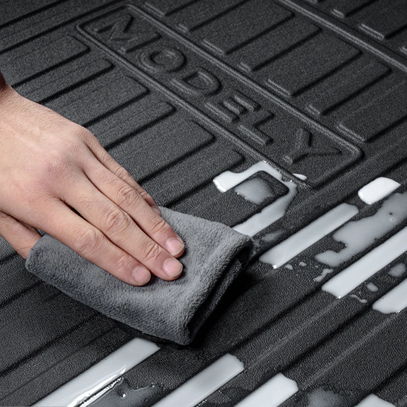 TPE Car Trunk Mat For JAC JS4 X4 2020 To 2023 Waterproof Protective Liner Pad Tray Rubber Accessories Interior