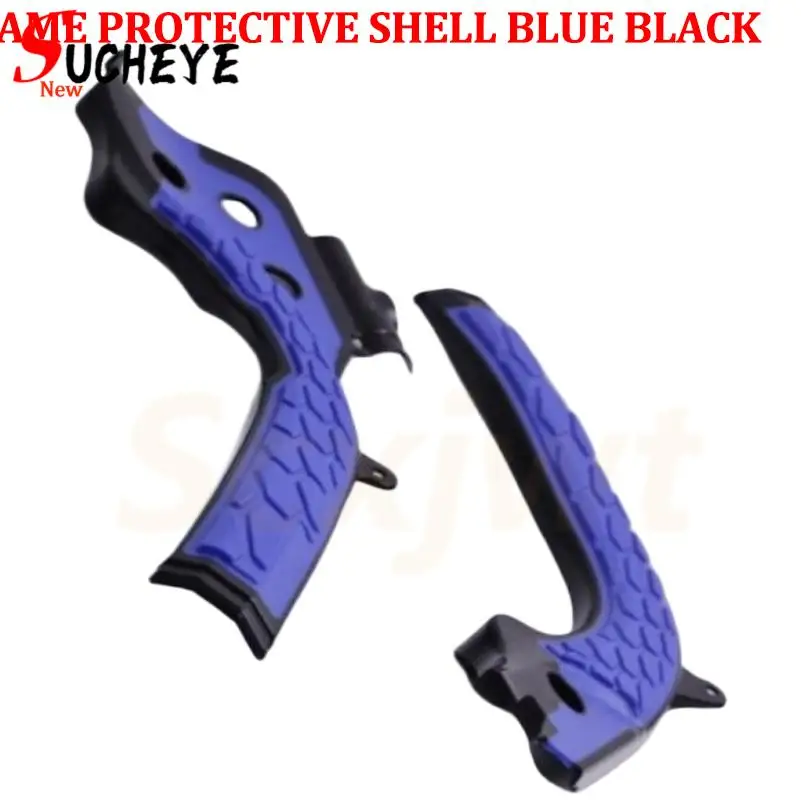 17-18 Frame Case Blue Black Fish Scale Grip Texture Drop Proof Wear Proof Shell
