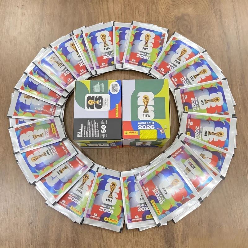 2026 Genuine Panini Official FIFA World Cup Soccer Card Sticker Pack & Album Limited Edition Collection Soccer Memorabilia Set.