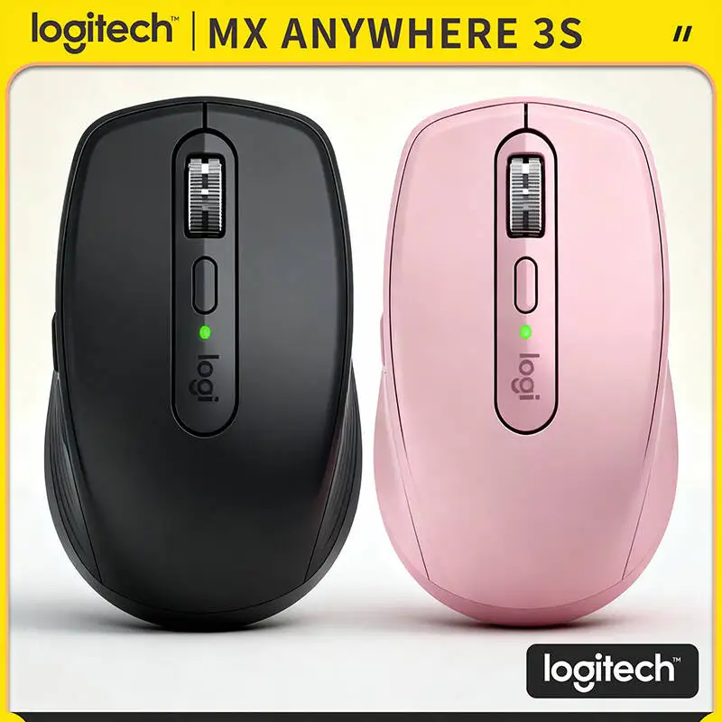 

Компактная мышь Logitech MX Anywhere 3S, эргономичный дизайн, перезаряжаемая, с быстрым прокруткой для портативных ПК Mac