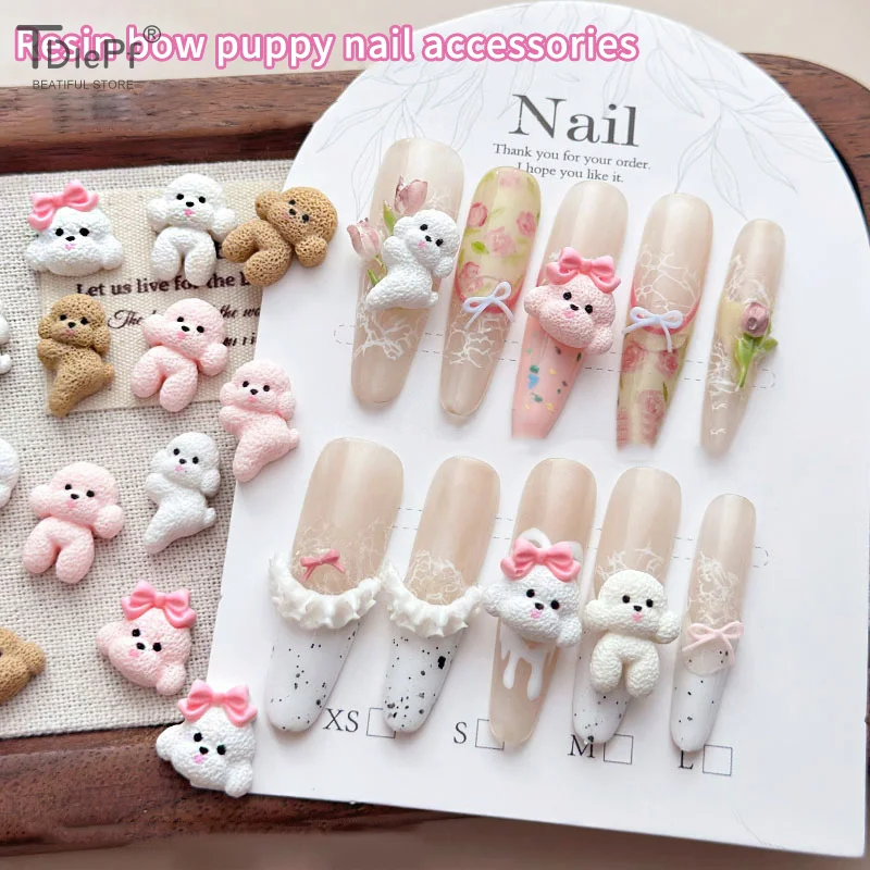 5-шт-подвески-для-дизайна-ногтей-мультяшные-смоляные-украшения-для-дизайна-ногтей-мягкий-галстук-бабочка-собака-версия-q-милый-бишон-аксессуары-для-ношения-украшения-для-ногтей