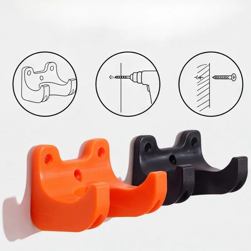 2-10PCS Heavy-Duty Garden Tool Rack Wall Mounted Hook Garage Storage Organizer Hanger for Rake Shovels Brooms Workshop Brackets - view 2