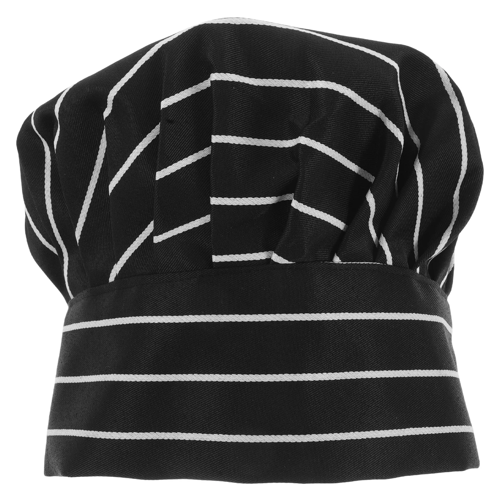 

Профессиональная плиссированная шляпа шеф-повара, регулируемая кухонная кепка для пекаря, дышащий хлопковый материал для персонала отеля, приготовления пищи, выпечки