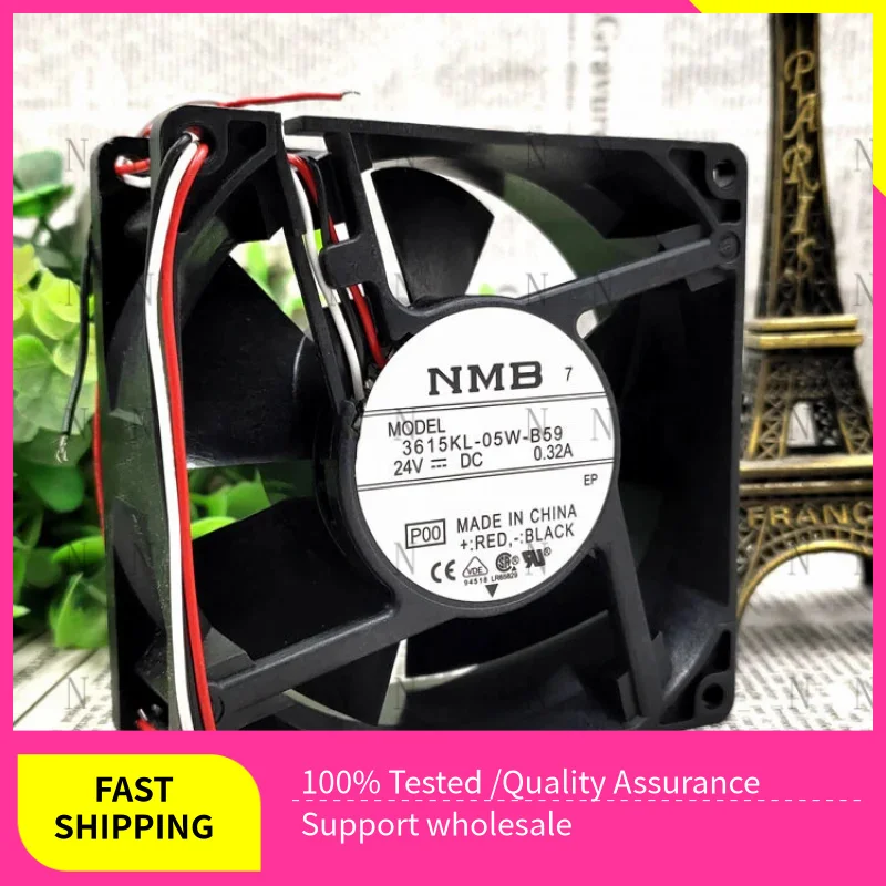 

Высокопроизводительный охлаждающий вентилятор YJJ 3615KL-05W-B59 24 В 0,32 А 90*90*38 мм