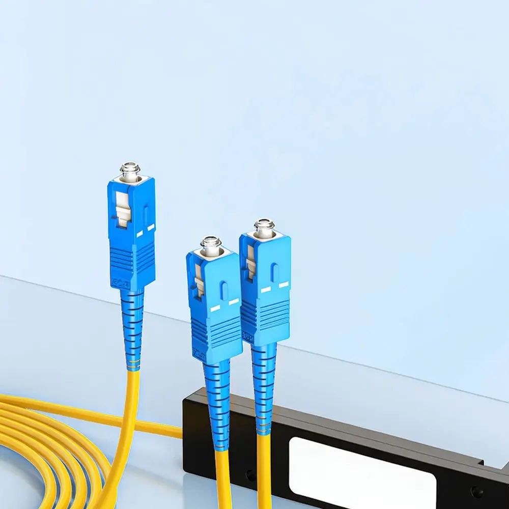 Telecommunication Network Fiber Splitter SC Connector Passive Component Stable Performance For Broadband System