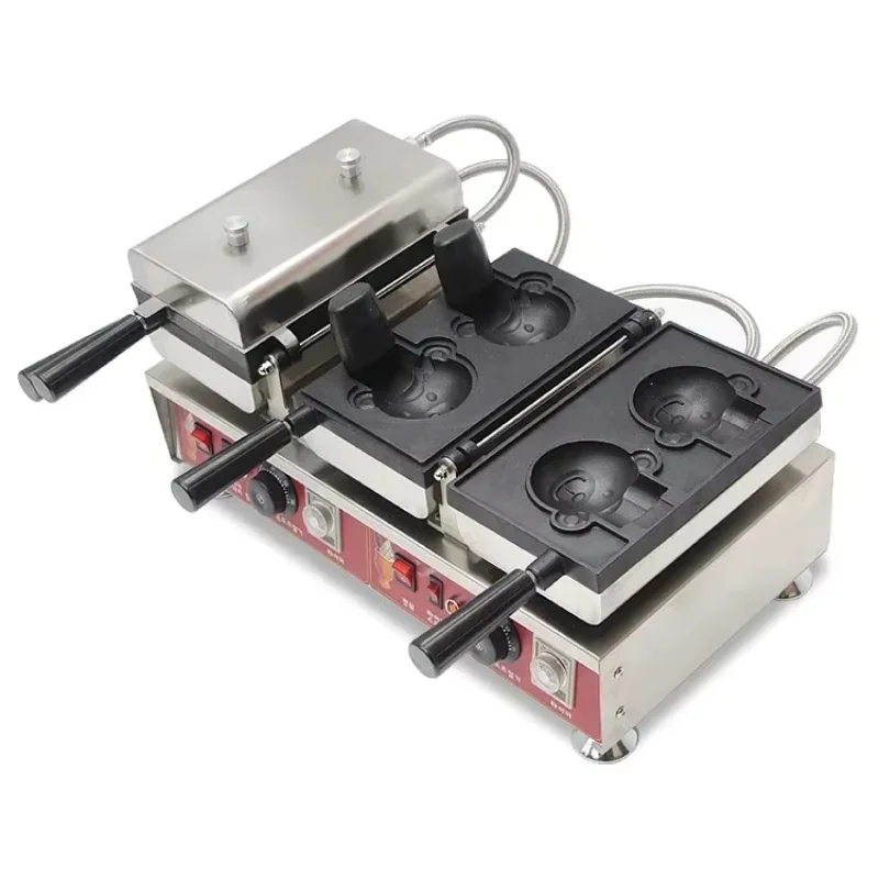

Low price Made in China be full of praise Bear Shape Waffle Maker Ice Cream Waffle Cake Bubble Waffle Bowl Maker