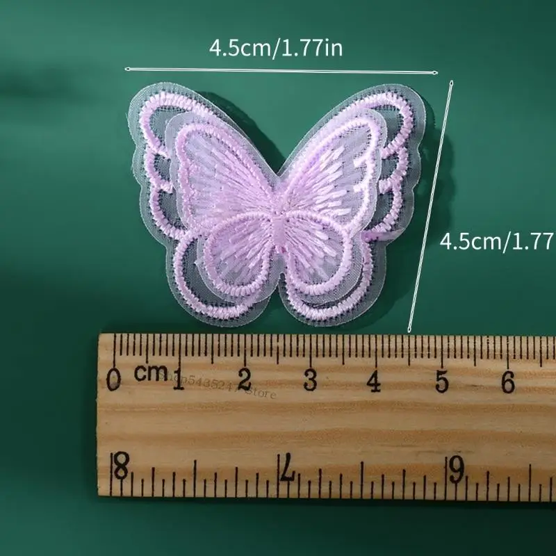 10 piezas bordado bordado apliques coser parches para costados vestidos vestir ropa decoración cabello accesorios