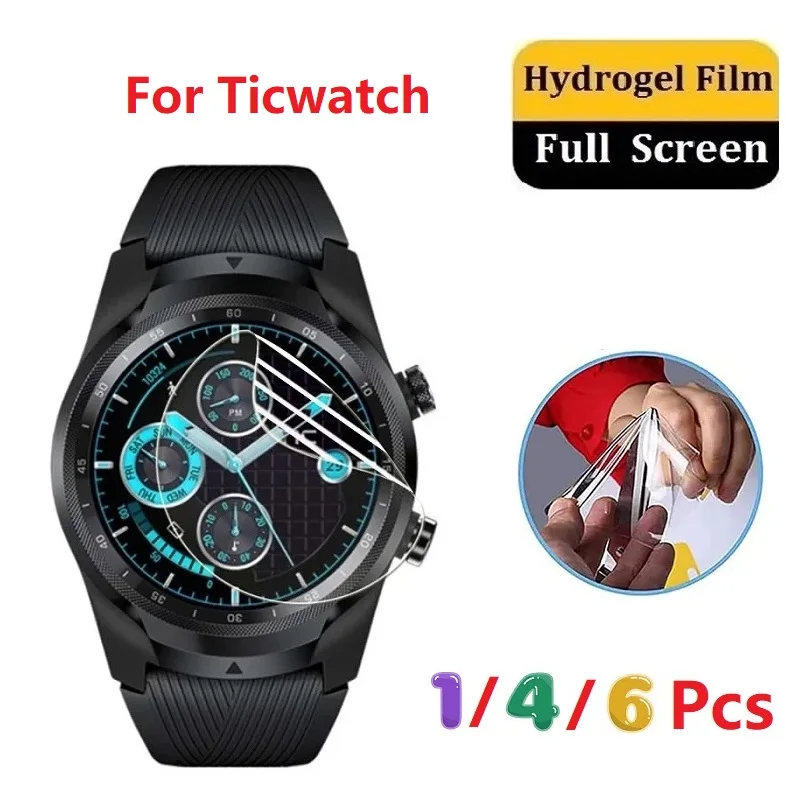 Protective Watch Screen Film For Ticwatch E E2 E3 S S2 Watch Screen Protector Soft Film Not Glass For Ticwatch C2 Plus Accessory