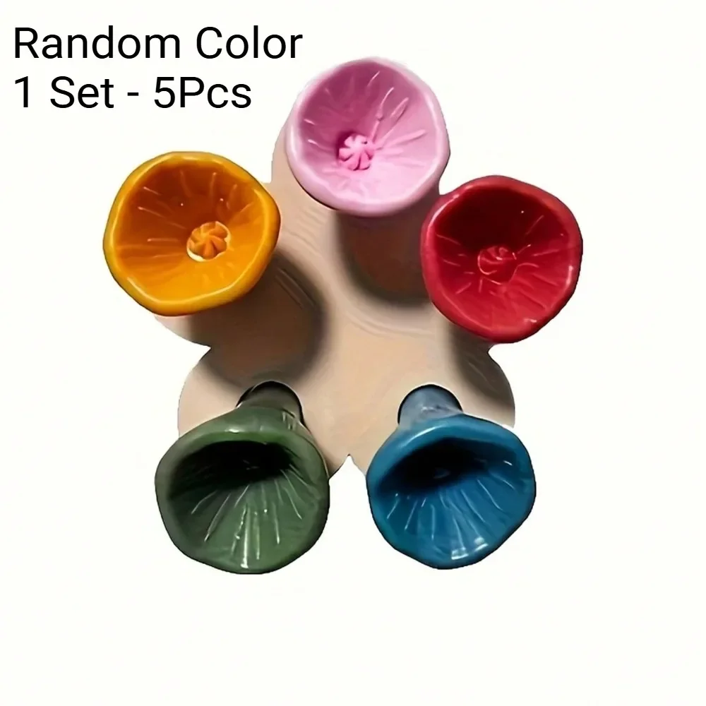 5 stks/set Kleurrijke Bee Waterer Set-Houten Vaste Plaat, Bee Feeder Drinkbeker, Creatieve Tuindecoratie voor Balkon Bloempotten