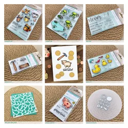 Cute Small Animals Series Cutting Dies Stamps And Stencil New Arrival 2023 Diy Molds Scrapbooking Paper Making Cuts Crafts Card