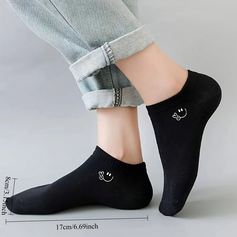 5 pairs of smiling socks